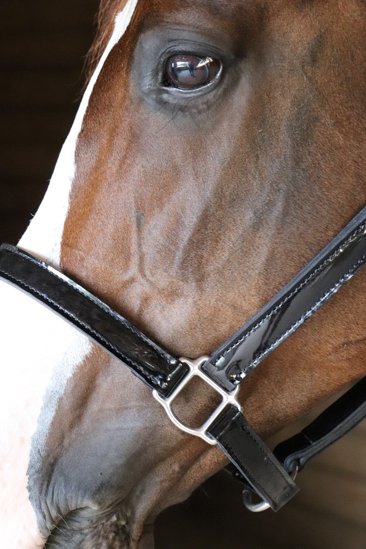 RLG Patent Leather Halter – Remarkable Leather Goods